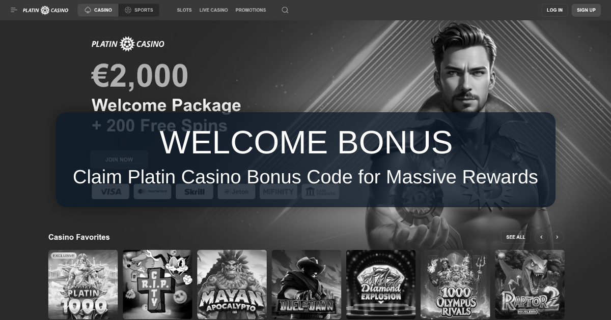 Platin Casino Bonus Code and No Deposit Bonus Guide